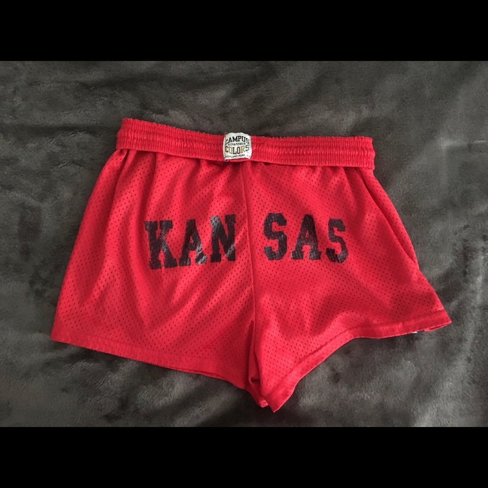 Collegiate Outfitters ‘Kansas’ Red Athletic Short